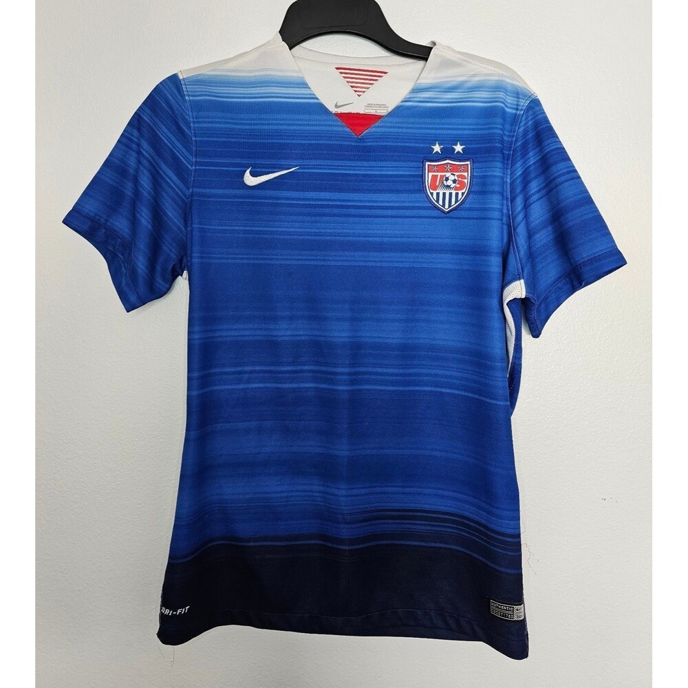 US National Team 2015 FIFA Soccer Jersey Nike Dri-Fit Women's Large USWNT Futbol